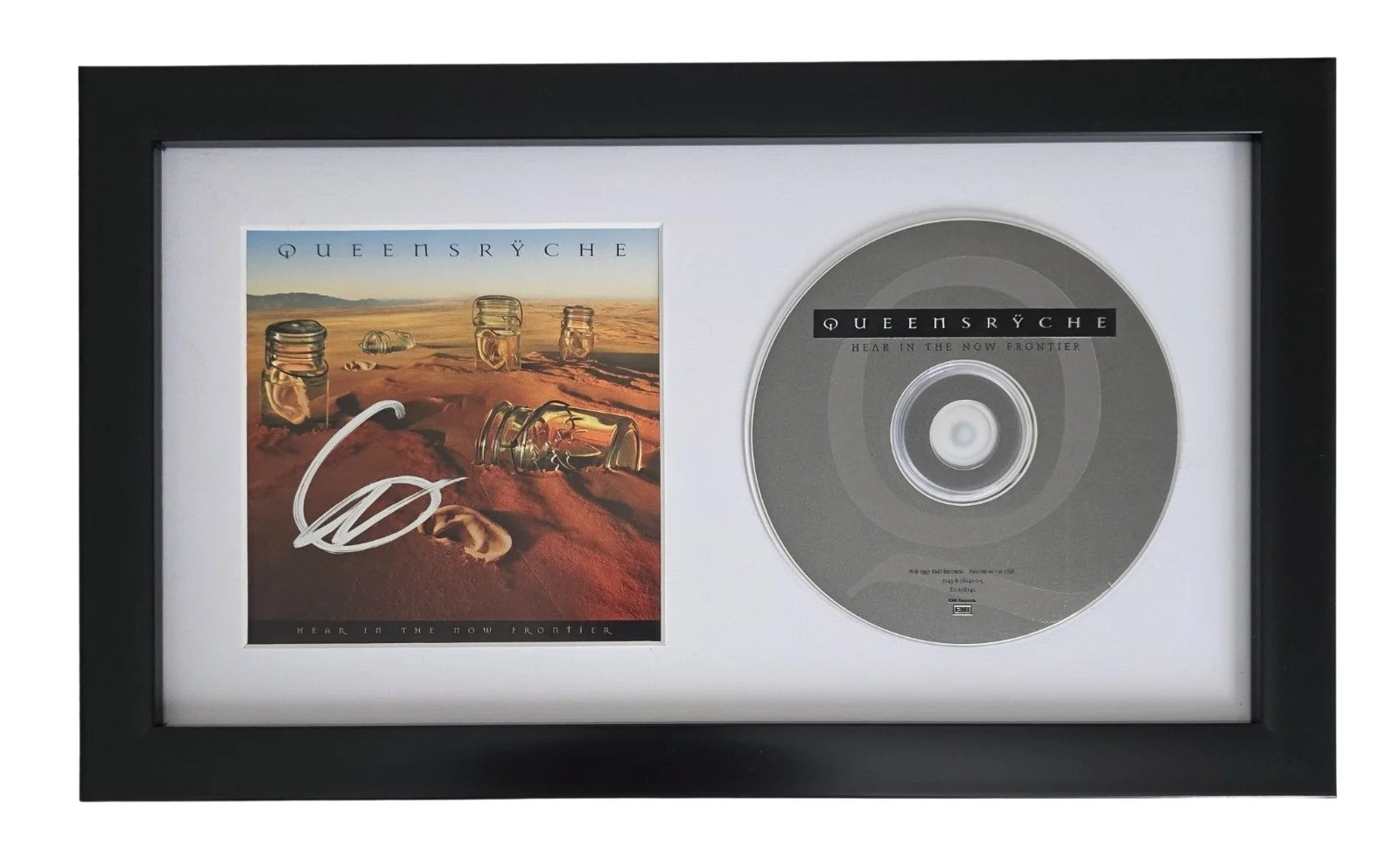 Geoff Tate Signed Queensryche Hear in the Now Frontier CD COA Proof Autographed, image 5