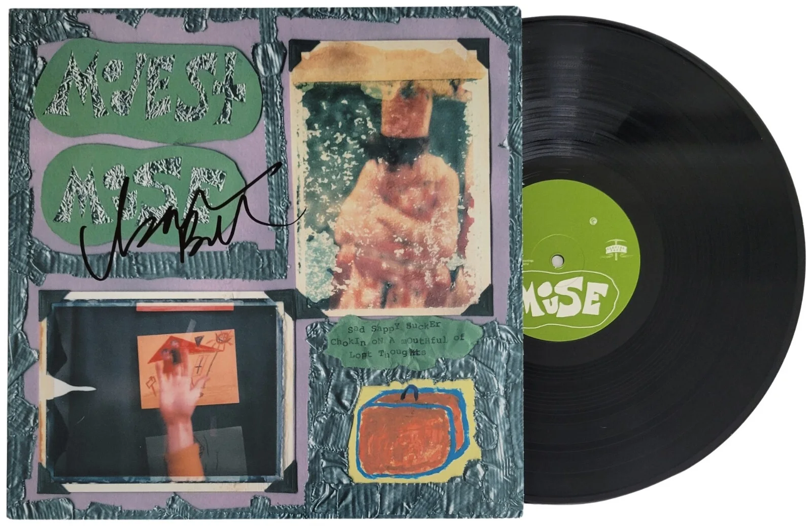Isaac Brock Signed Modest Mouse Sad Sappy Sucker Album Vinyl Record COA Proof, изображение 2