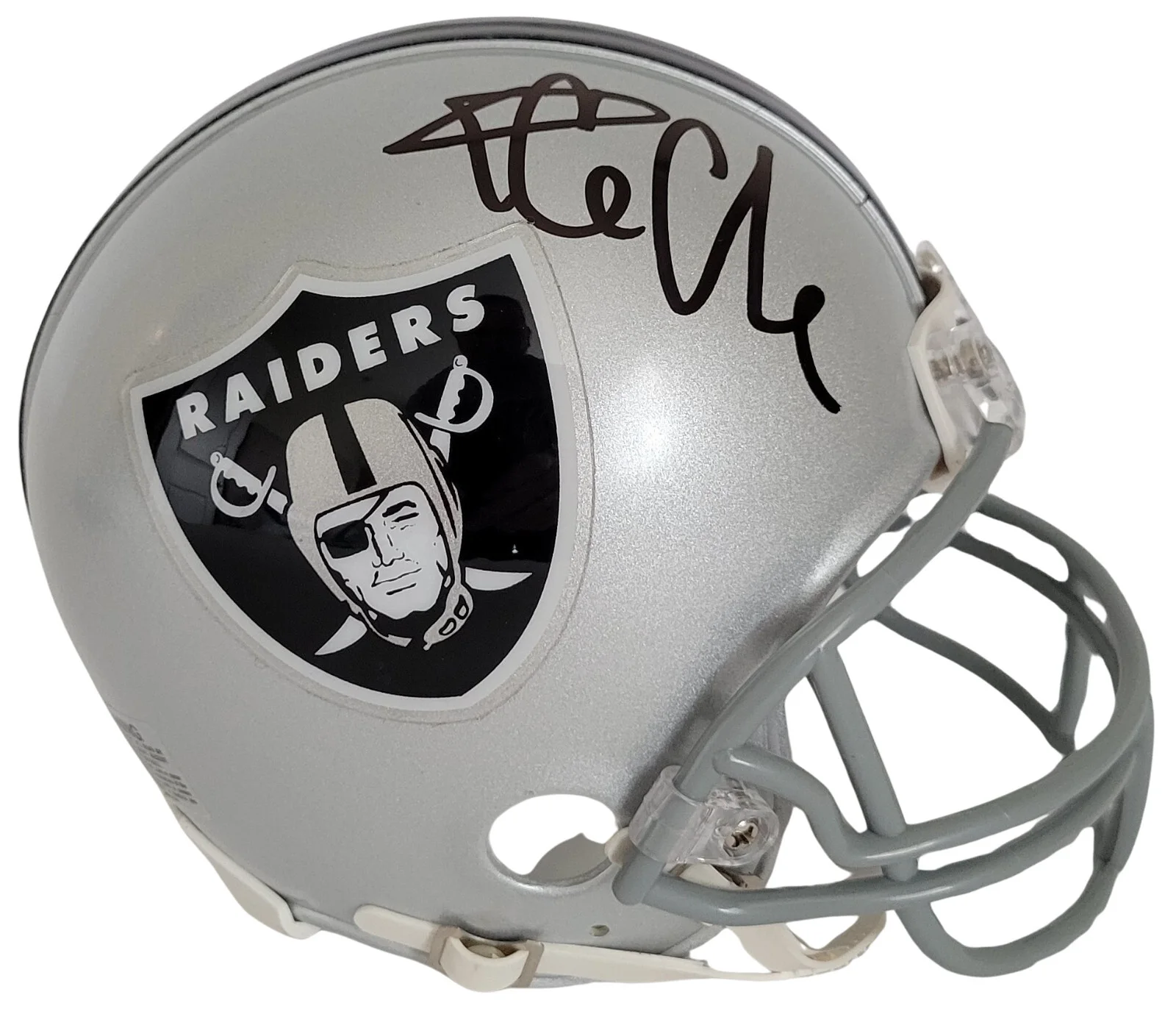 Ice Cube Signed Los Angeles Raiders Helmet Proof Autographed LA Oakland Vegas, image 3
