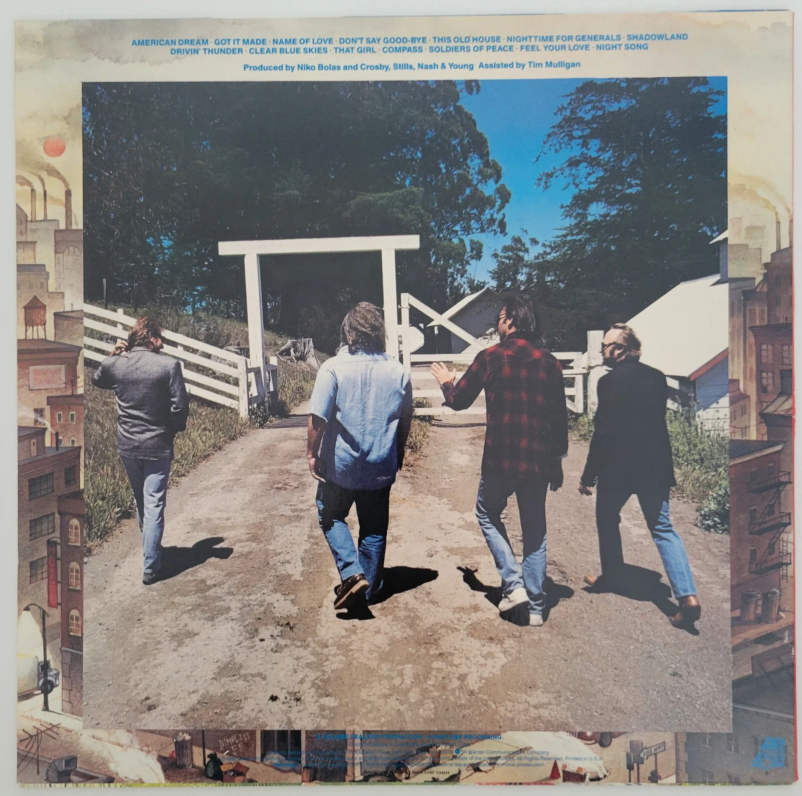 Graham Nash Signed Crosby Stills Nash & Young American Dream Album COA Proof, изображение 4