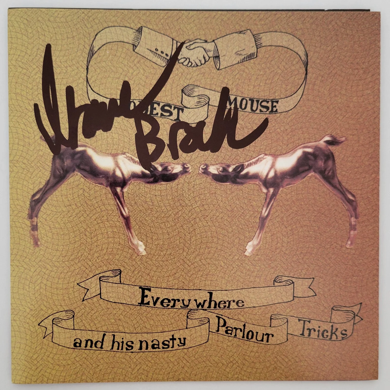 Isaac Brock signed Modest Mouse Everywhere And His Nasty Parlour CD COA Proof, изображение 2