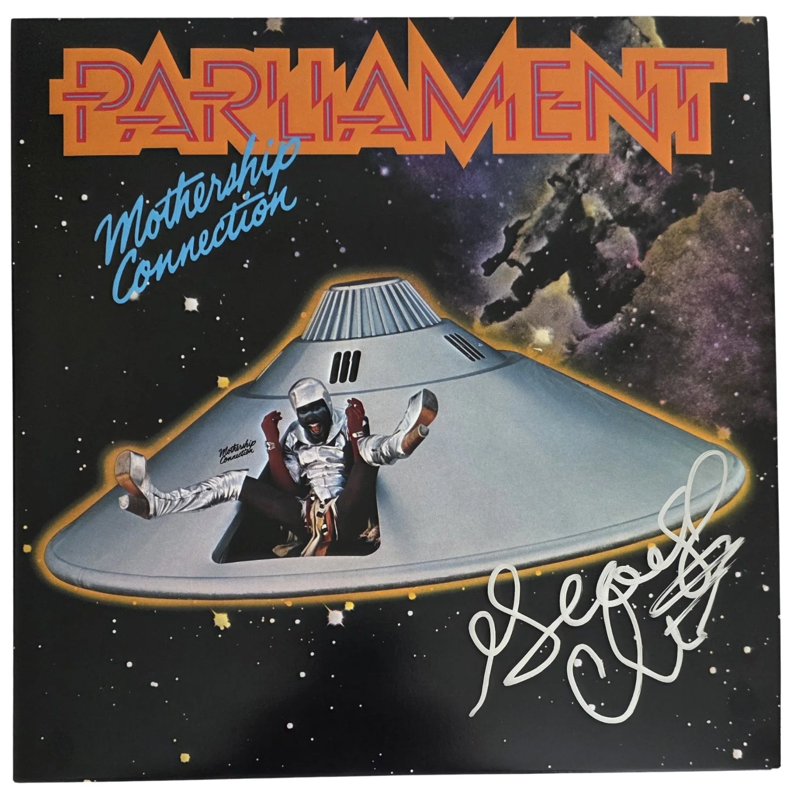 George Clinton Signed Mothership Connection Album COA Proof Autographed Vinyl, изображение 3