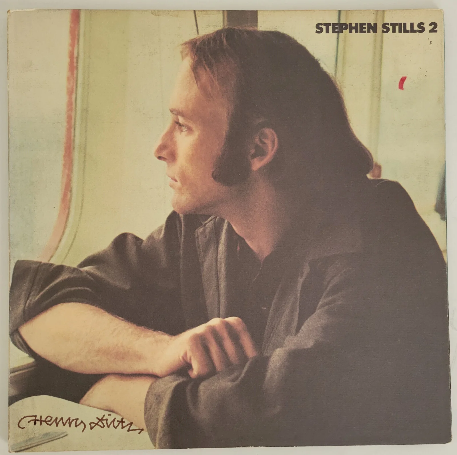 Henry Diltz signed Stephen Stills 2 album vinyl record COA exact proof autograph, изображение 4