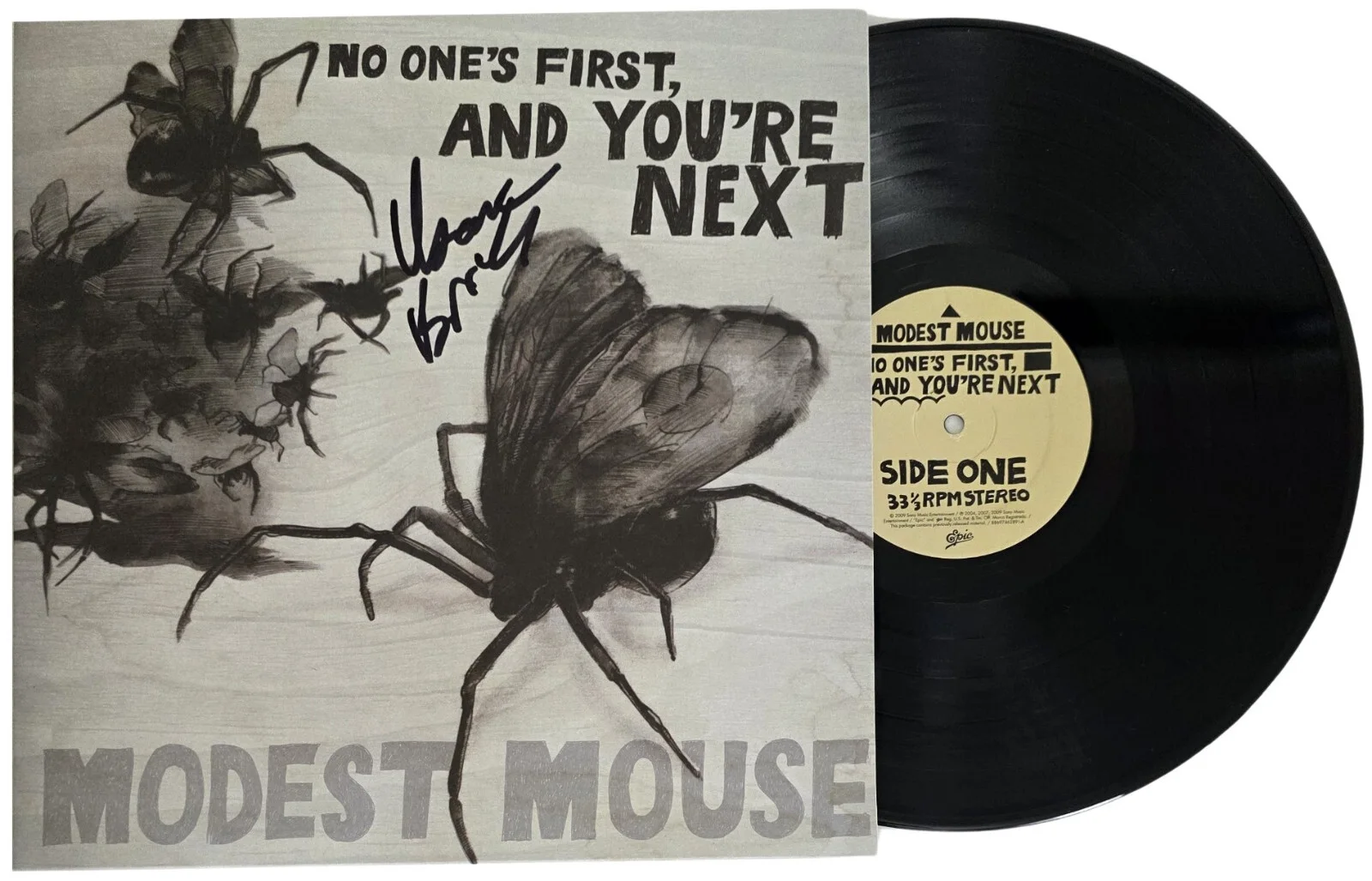 Isaac Brock Signed Modest Mouse No Ones First, And Youre Next Album COA Proof, image 2