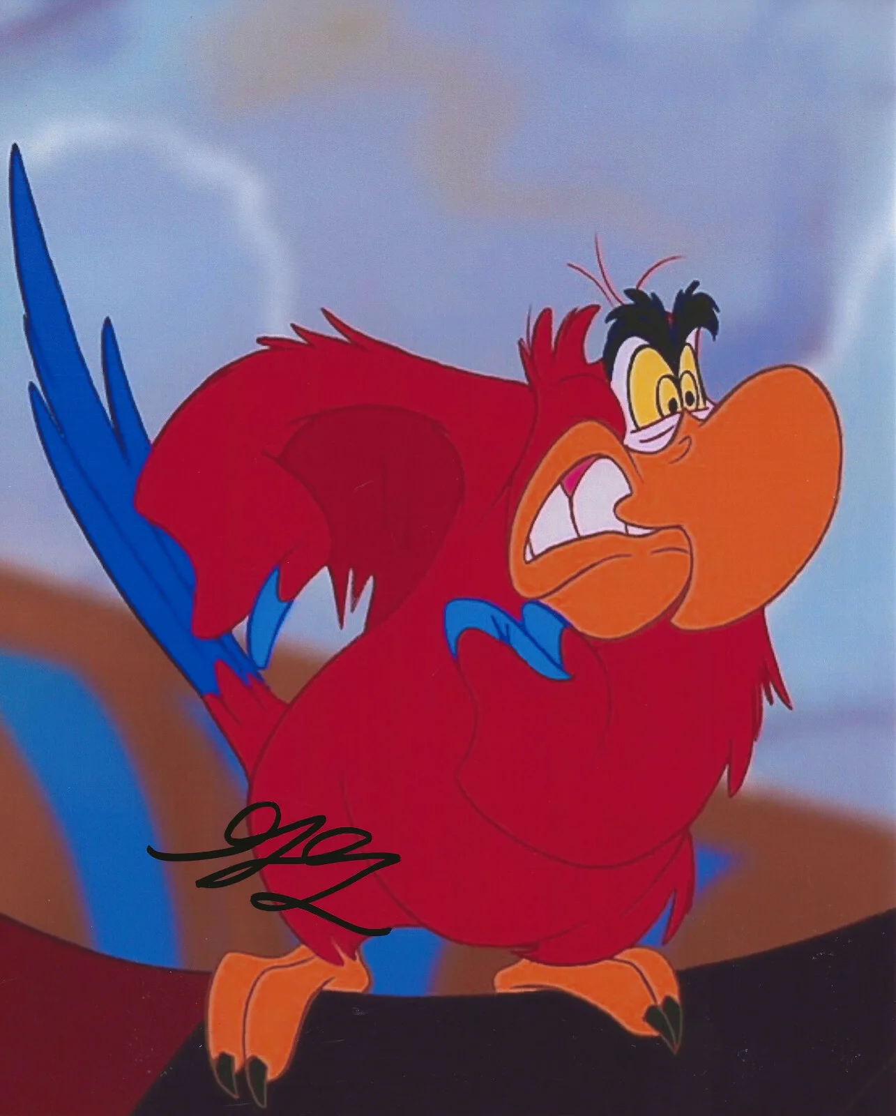 Gilbert Fottfried — Gilbert Gottfried actor comedian signed autographed Aladdin 8x10 photo COA proof, изображение 2