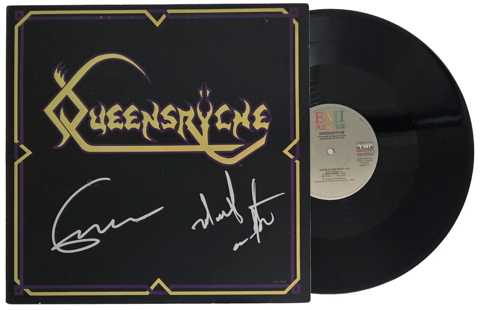 Geoff Tate Signed Queensryche Album COA Proof Autographed Vinyl Record Wilton, изображение 2