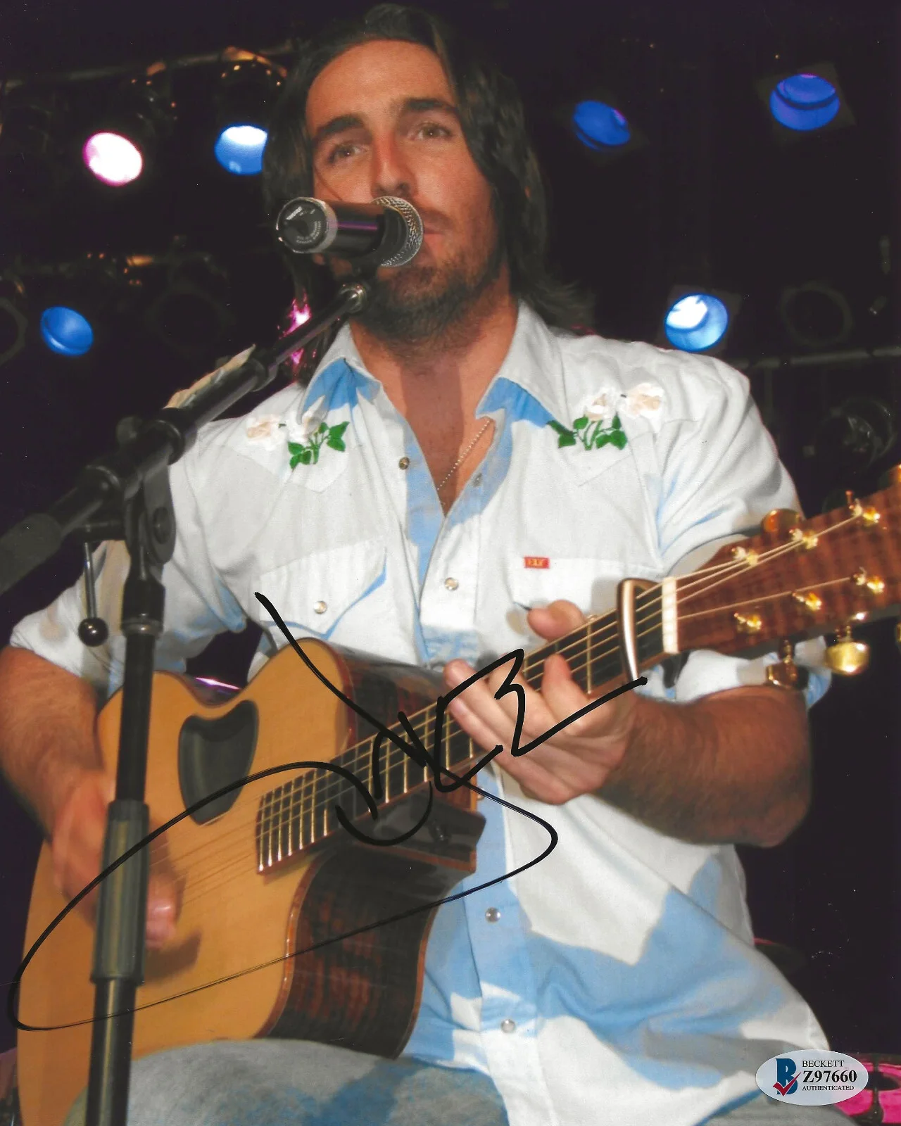 Jake Owens Country singer signed 8x10 photo Beckett COA proof autographed., изображение 2