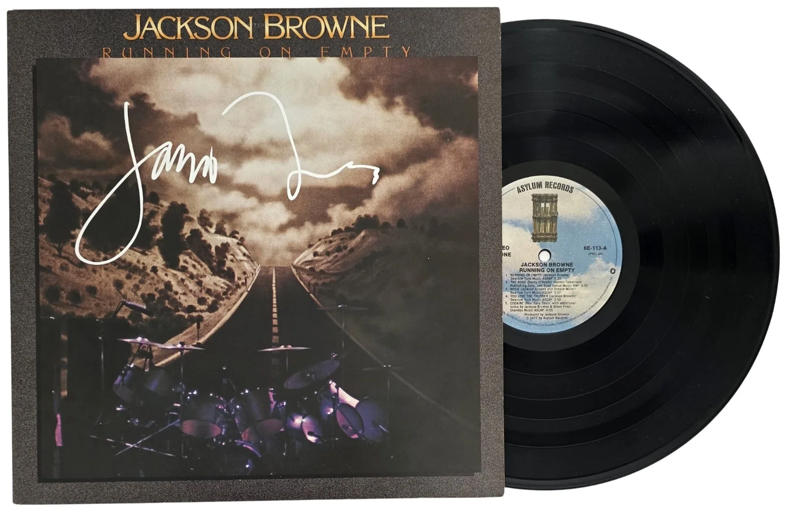 Jackson Browne Signed Running on Empty Album COA Proof Autographed Vinyl Record, image 2