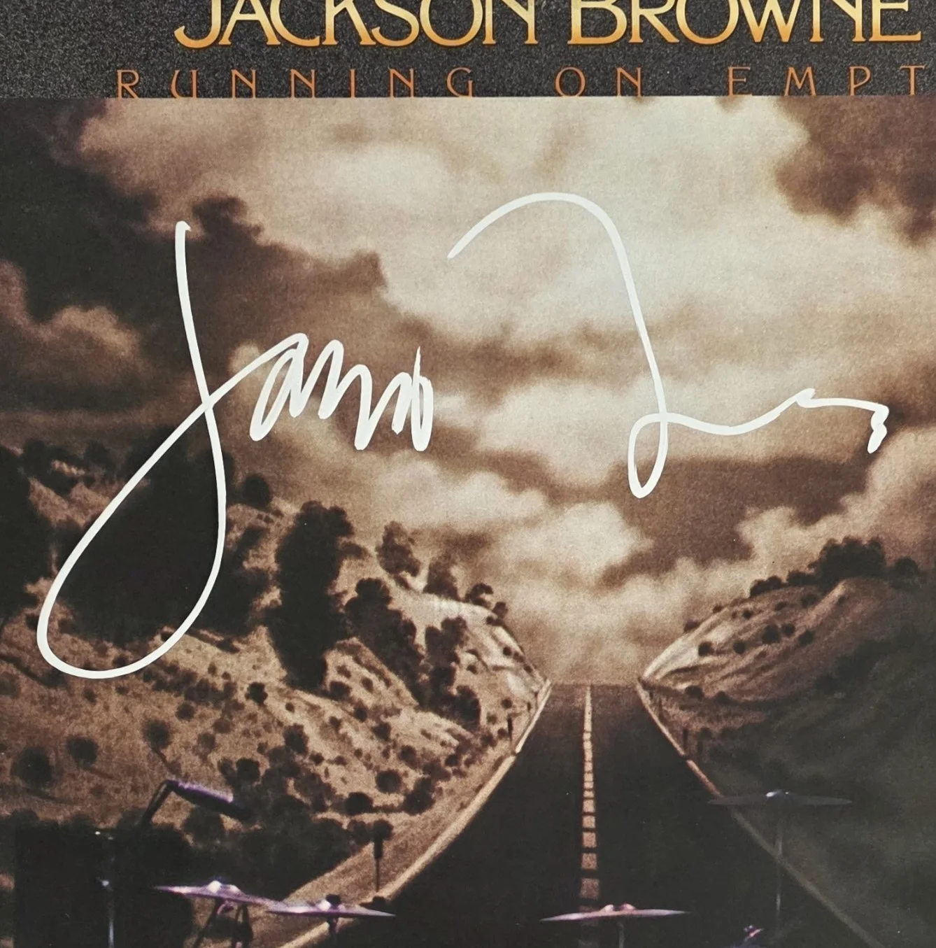 Jackson Browne Signed Running on Empty Album COA Proof Autographed Vinyl Record, image 3