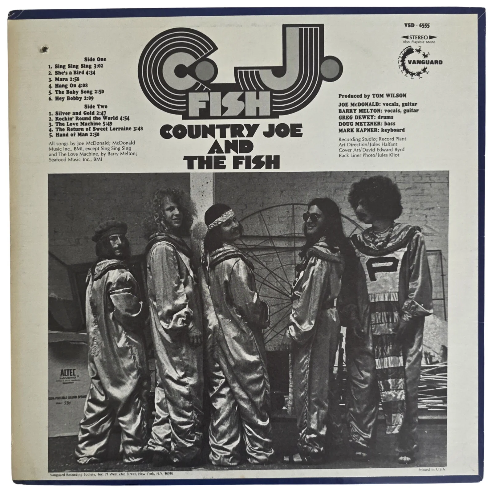 Joe McDonald Signed Country Joe And the Fish Album COA Proof Autographed Vinyl, изображение 4