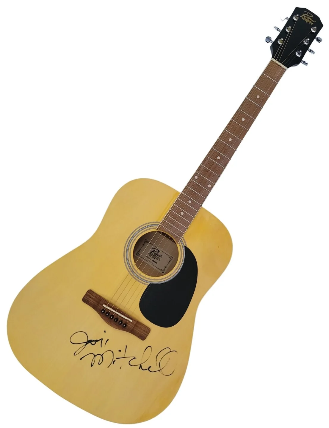 Joni Mitchell singer songwriter signed acoustic guitar COA exact Proof autograph, изображение 2