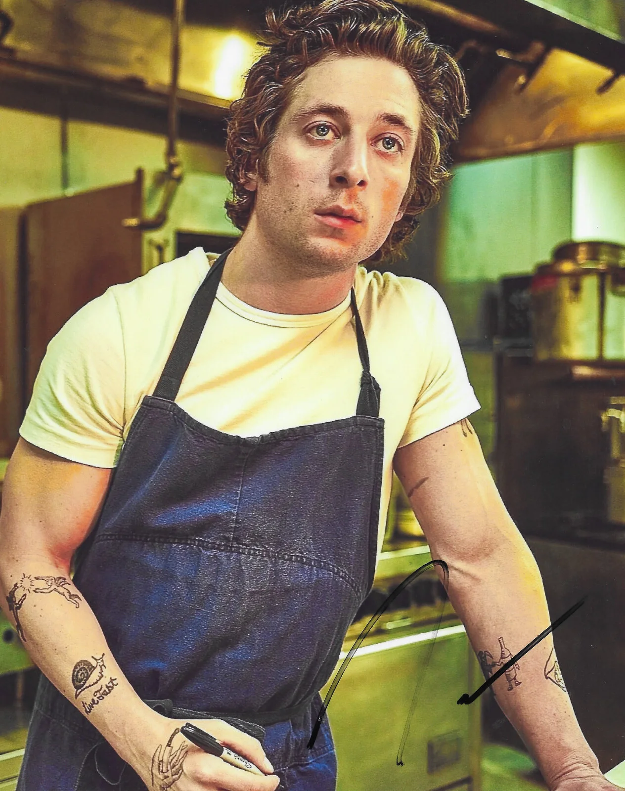 Jeremy Allen White — Jeremy Allen White Signed 8x10 Photo COA Proof Autographed Actor The Bear, image 2