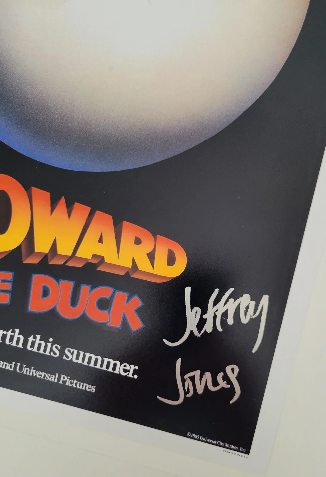 Jeffrey Jones — Jeffrey Jones Signed Howard The Duck 12x18 Photo COA Poster Autographed, изображение 2