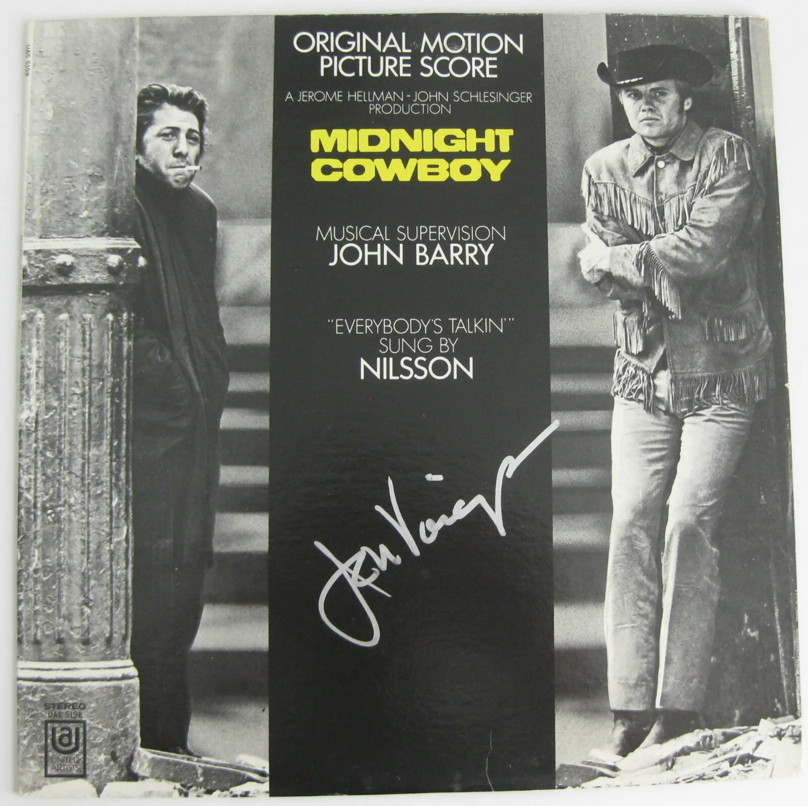 Jon Voight — Jon Voight signed autographed Midnight Cowboy album vinyl record proof Beckett, image 4