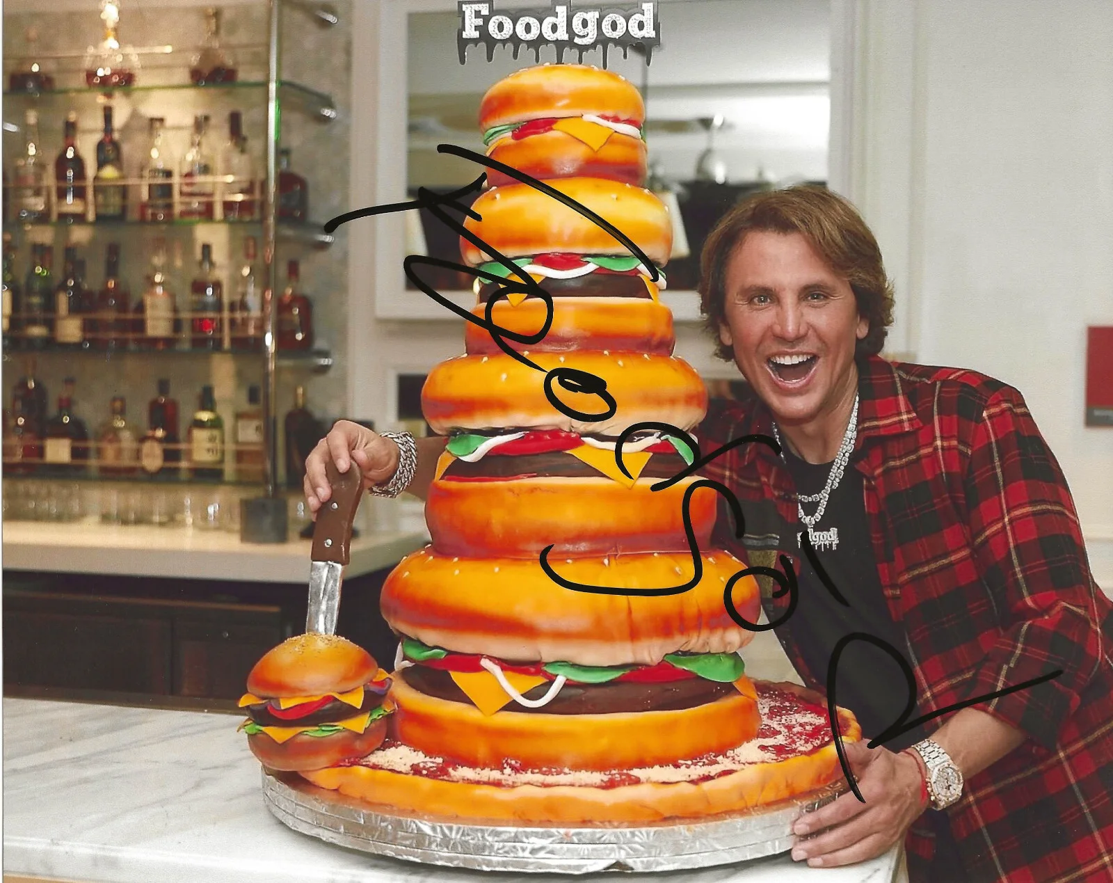 Jonathan Cheban — Jonathan Cheban Foodgod signed 8x10 photo COA autographed