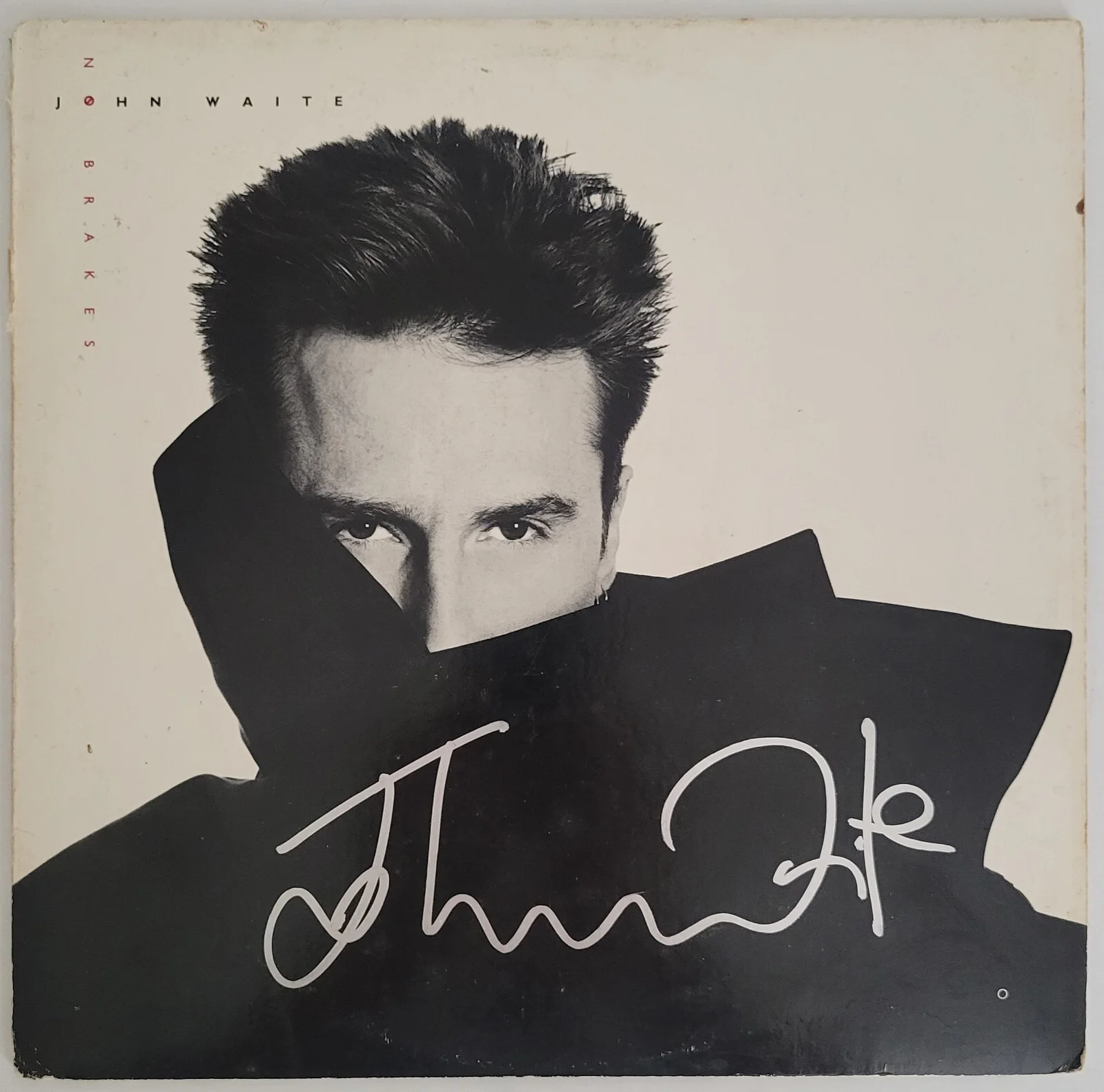 John Waite Signed No Brakes Album Missing you Proof Beckett Autographed Vinyl, изображение 3