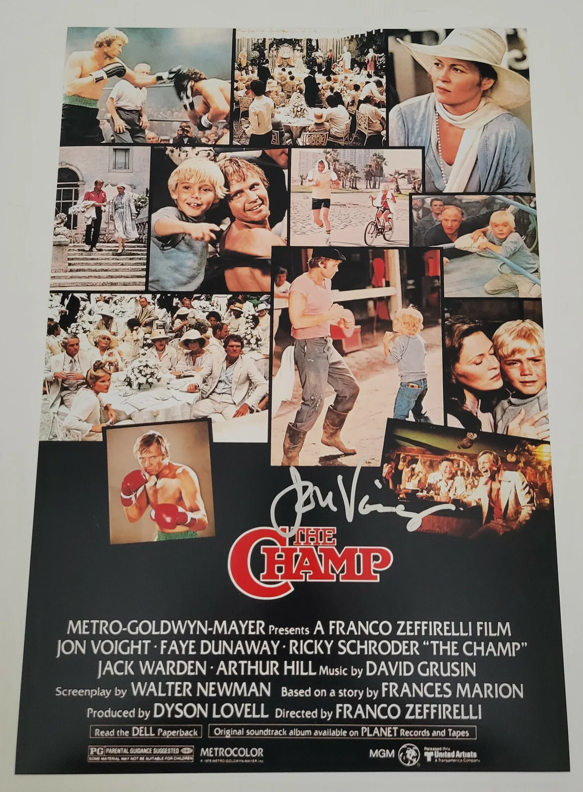 Jon Voight — Jon Voight signed The Champ 12x18 poster photo COA exact proof autographed, изображение 3
