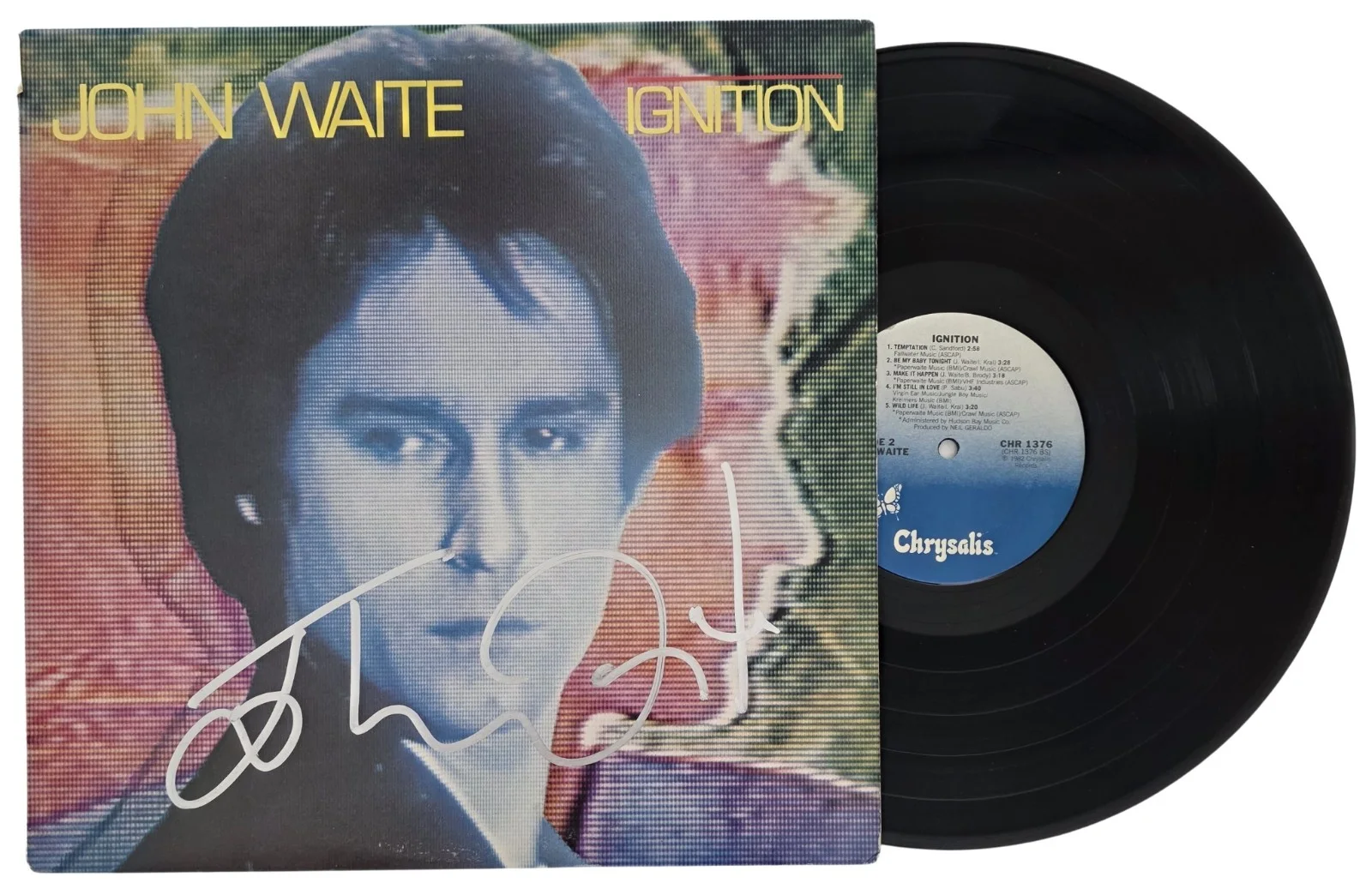 John Waite Signed Ignition Album COA Exact Proof Autographed Vinyl Record, image 2