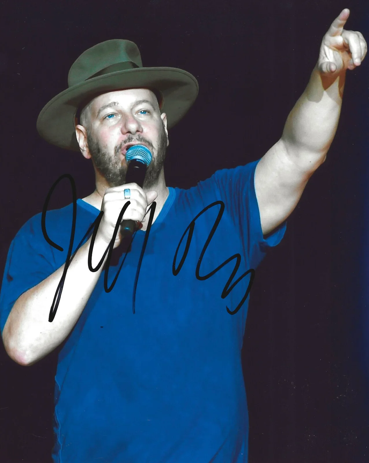 Jeff Ross — Jeff Ross comedian signed 8x10 photo COA exact proof autographed, image 2