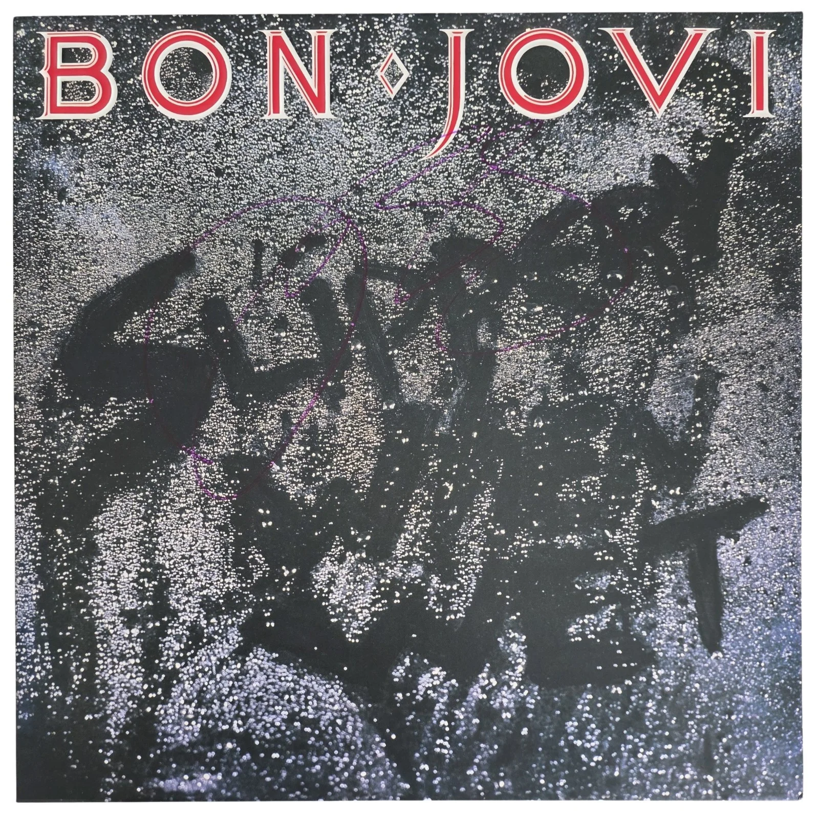 Jon Bon Jovi Signed Slippery When Wet Album COA Proof Autographed Vinyl Record, image 4