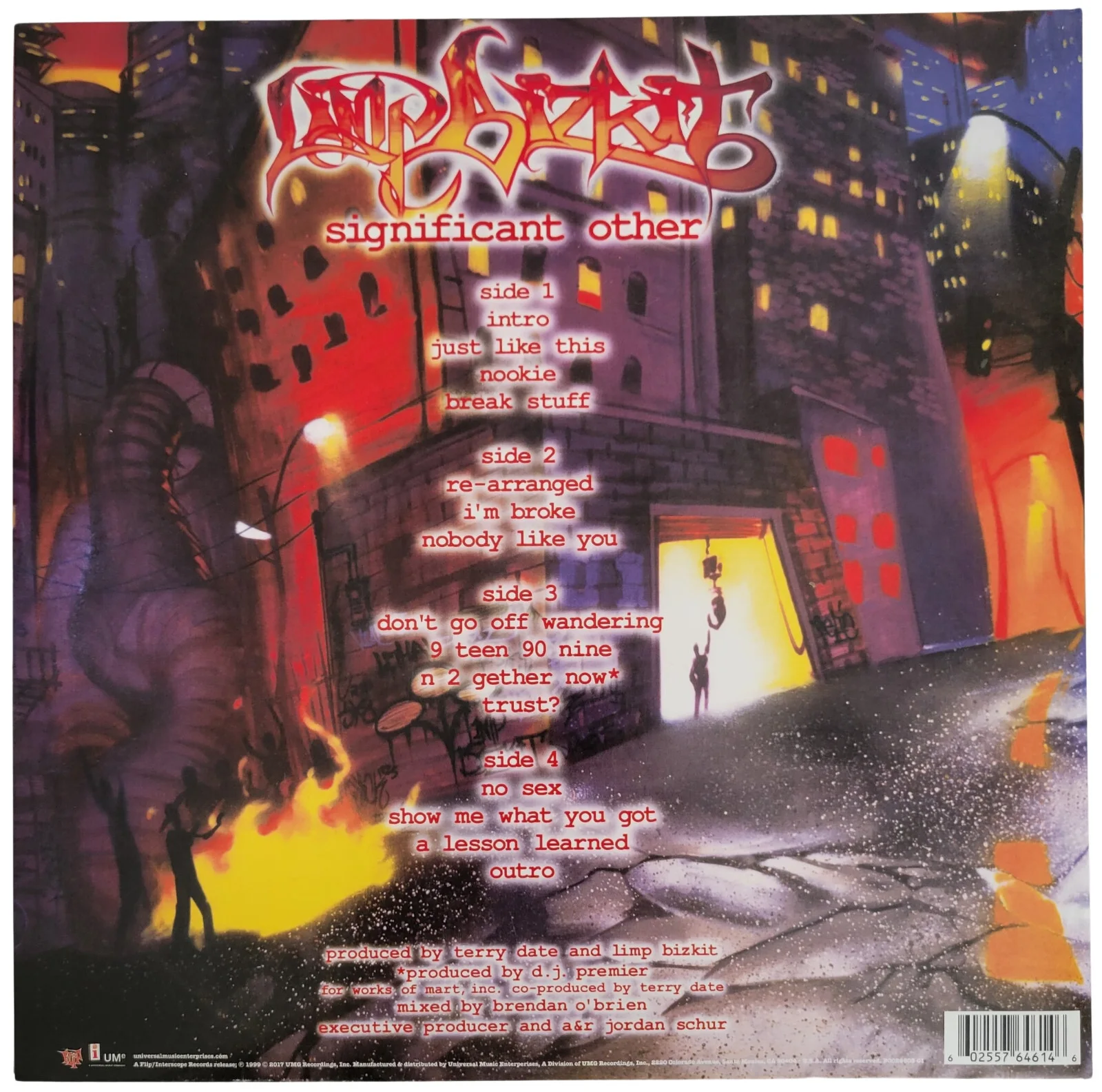 John Otto & DJ Lethal Signed Limp Bizkit Signifcant Other Album Vinyl COA Proof, изображение 4