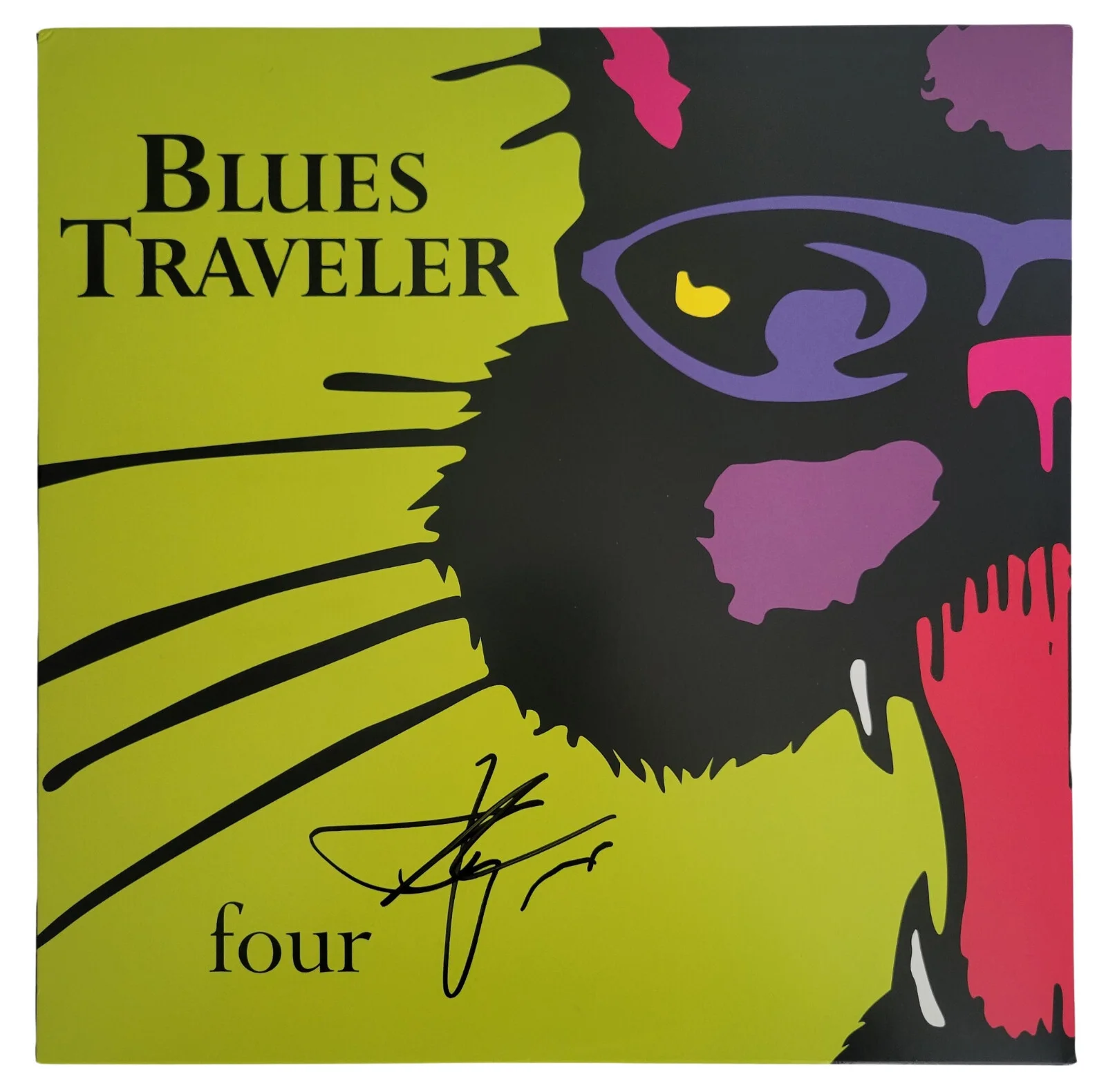 John Popper Signed Blues Traveler Four Album COA Proof Autographed Vinyl Record, image 3