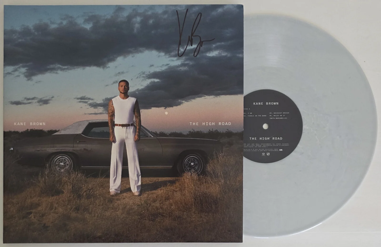 Kane Brown Signed The High Road Album Proof COA Autographed Vinyl Record, изображение 2
