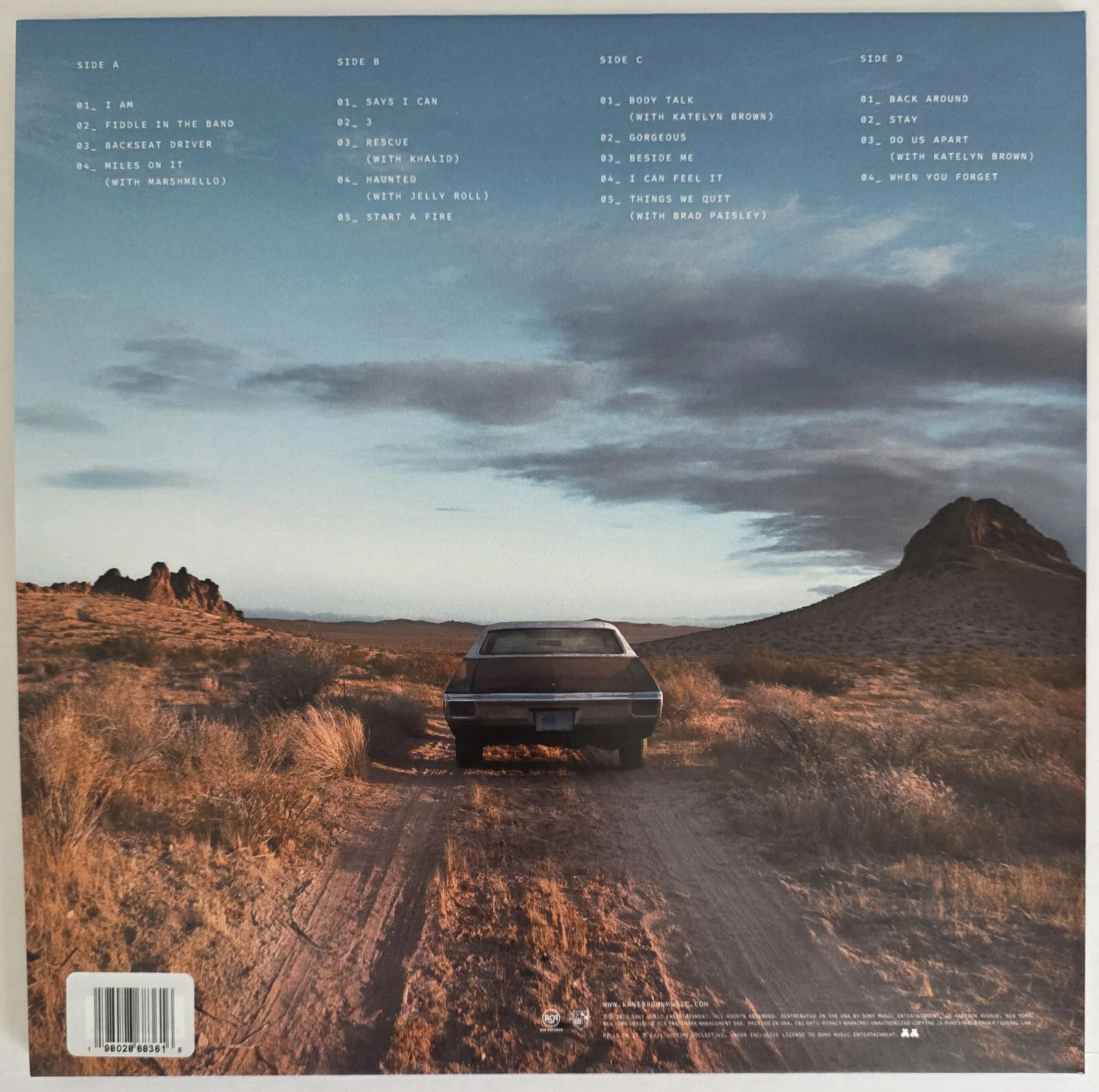 Kane Brown Signed The High Road Album Proof COA Autographed Vinyl Record, изображение 4