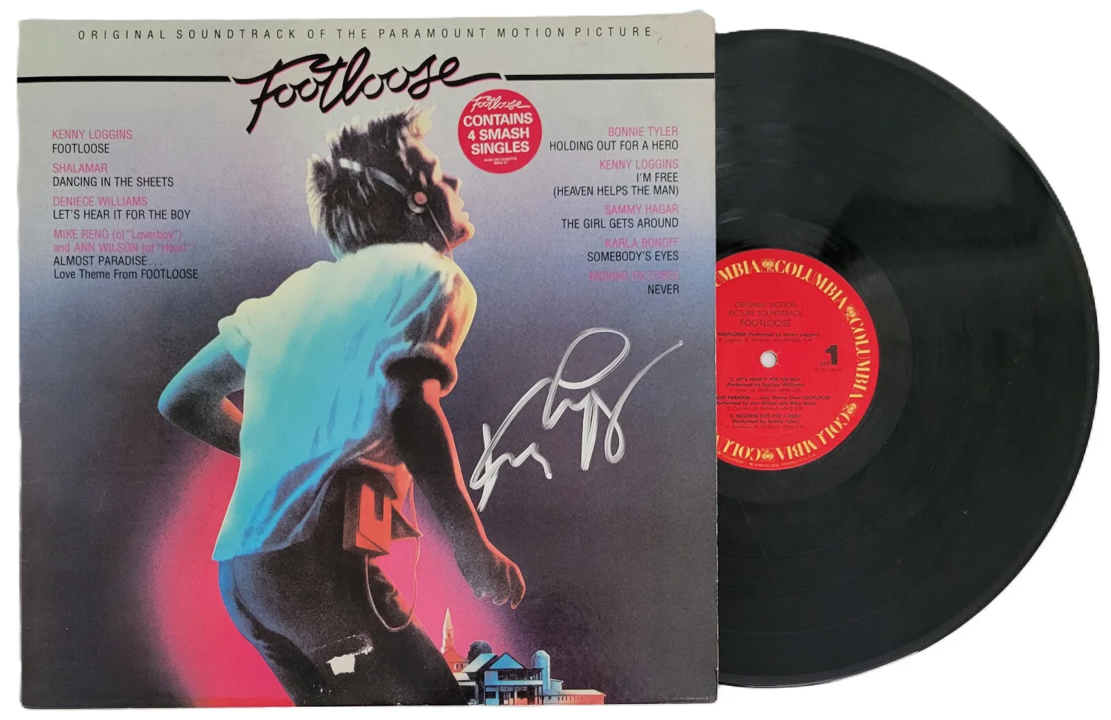 Kenny Loggins Signed Footloose Album COA Exact Proof Autographed Vinyl Record, изображение 2