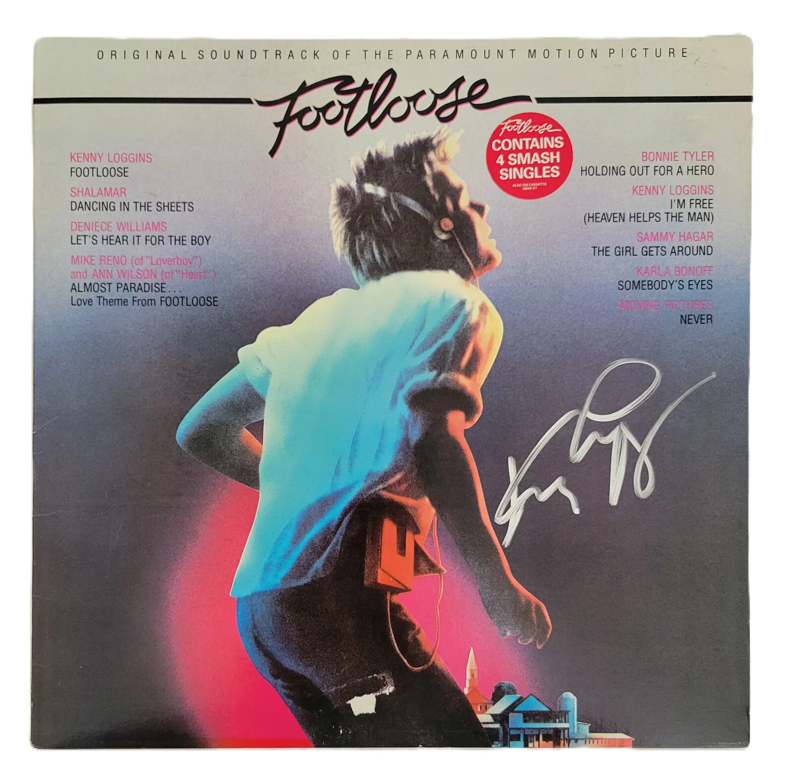 Kenny Loggins Signed Footloose Album COA Exact Proof Autographed Vinyl Record, изображение 3