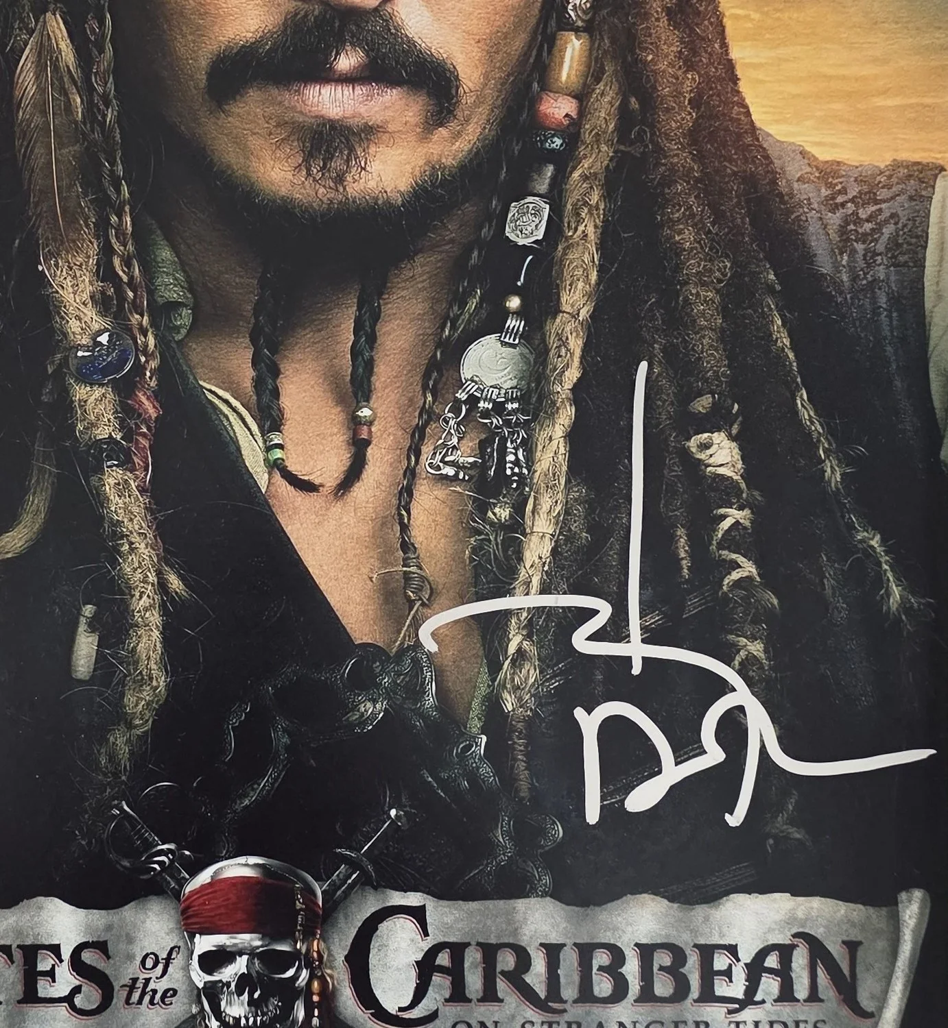 Johnny Depp, Jerry Bruckheimer — Johnny Depp Signed Pirates of the Caribbean 12x18 Photo COA Proof Autographed..., изображение 3