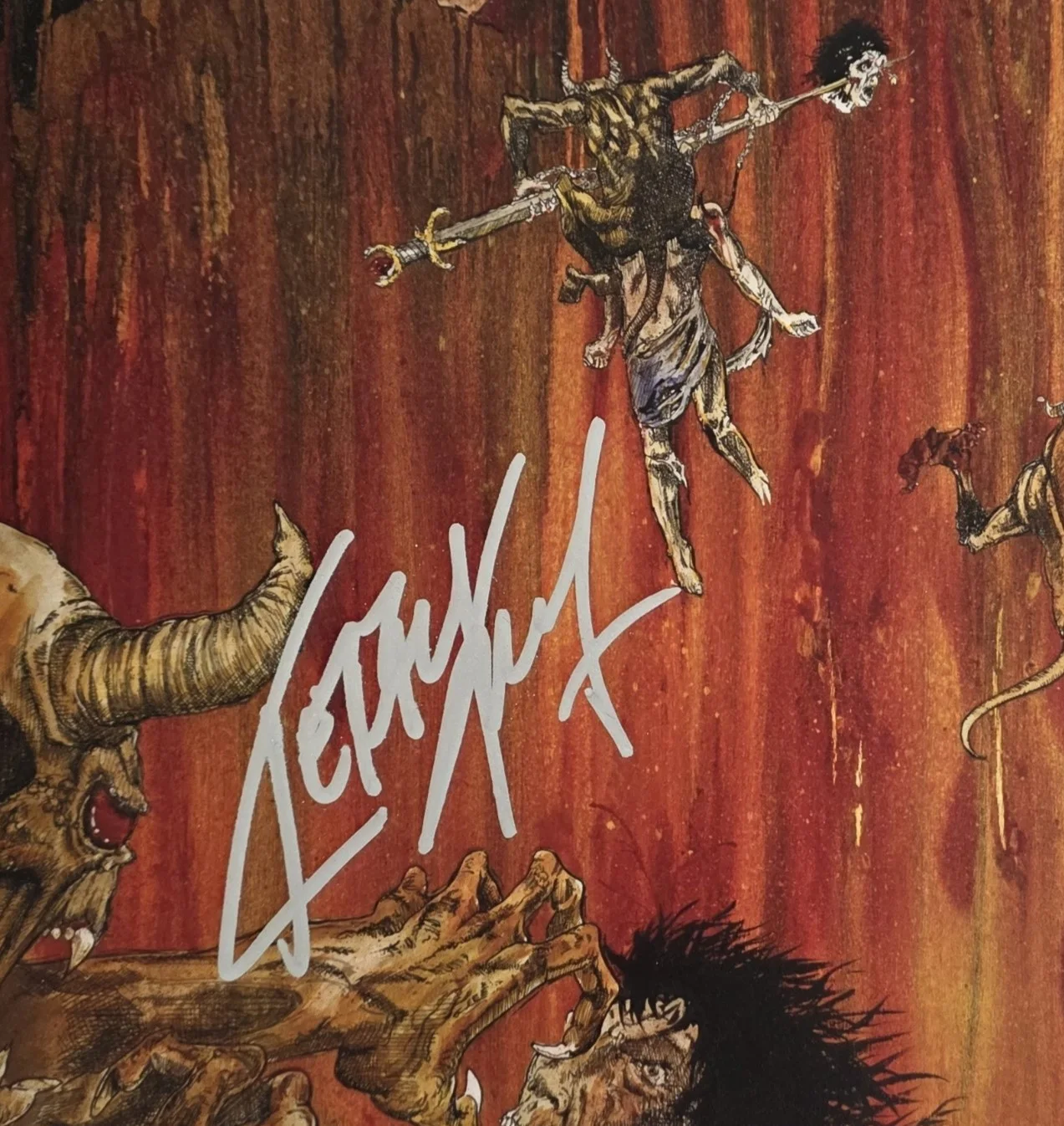 Kerry King Signed Slayer Hell Awaits Album COA Proof Autographed Vinyl Record, image 3