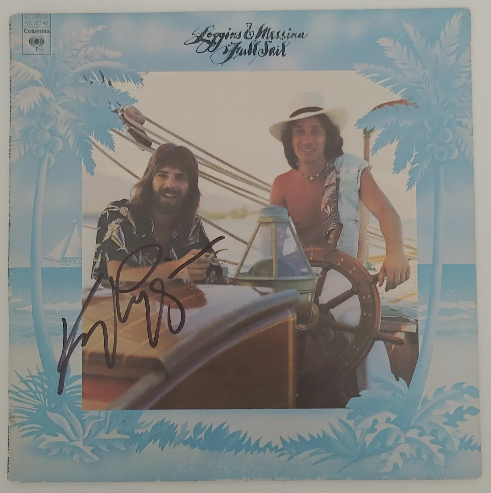 Kenny Loggins signed autographed Full Sail album vinyl record proof Beckett COA, изображение 3