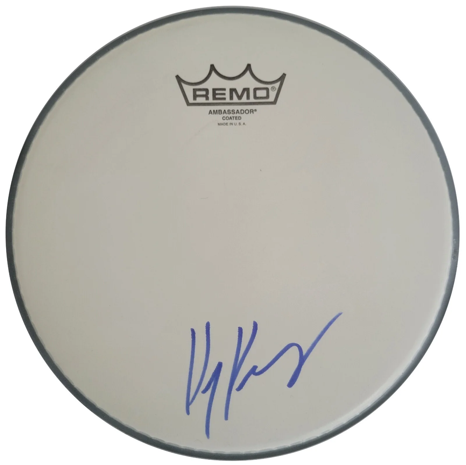 Kelly Keagy Night Ranger Drummer Signed Drumhead COA Exact Proof Autographed, image 2