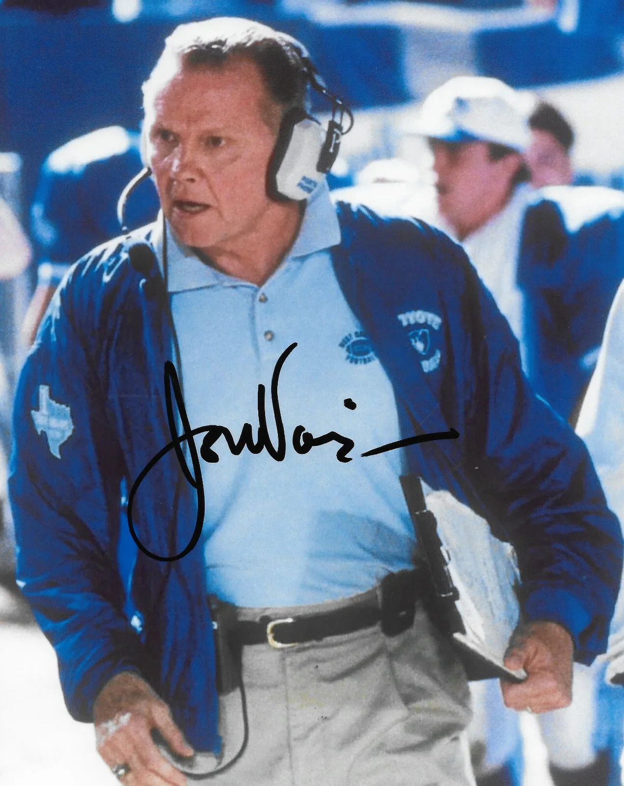 Jon Voight — Jon Voight Varsity Blues Bud Kilmer Signed Coyotes 8x10 Photo Proof Autographed., image 2