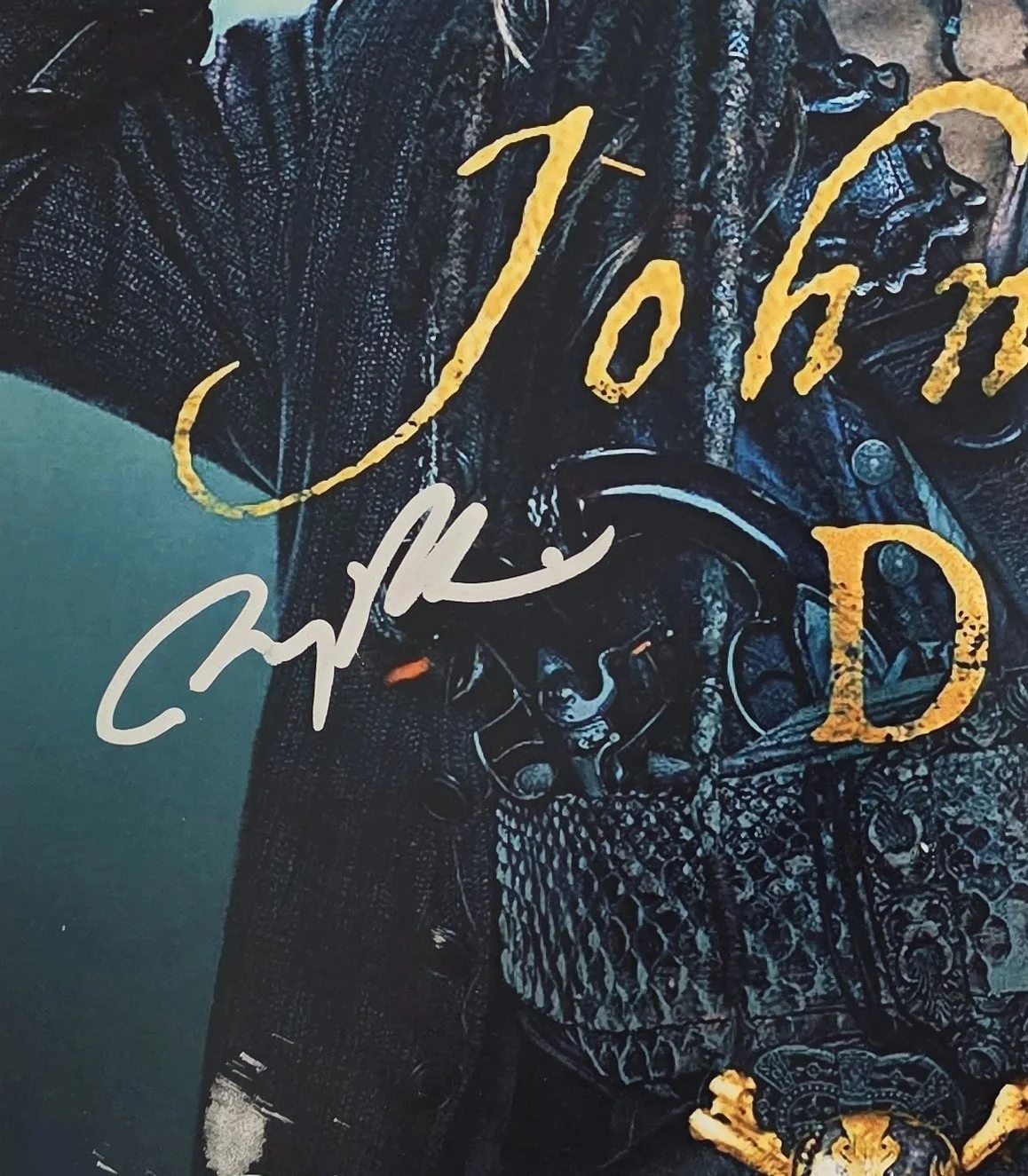 Johnny Depp, Jerry Bruckheimer — Johnny Depp Signed Pirates of the Caribbean 12x18 Photo COA Proof Autographed, изображение 3