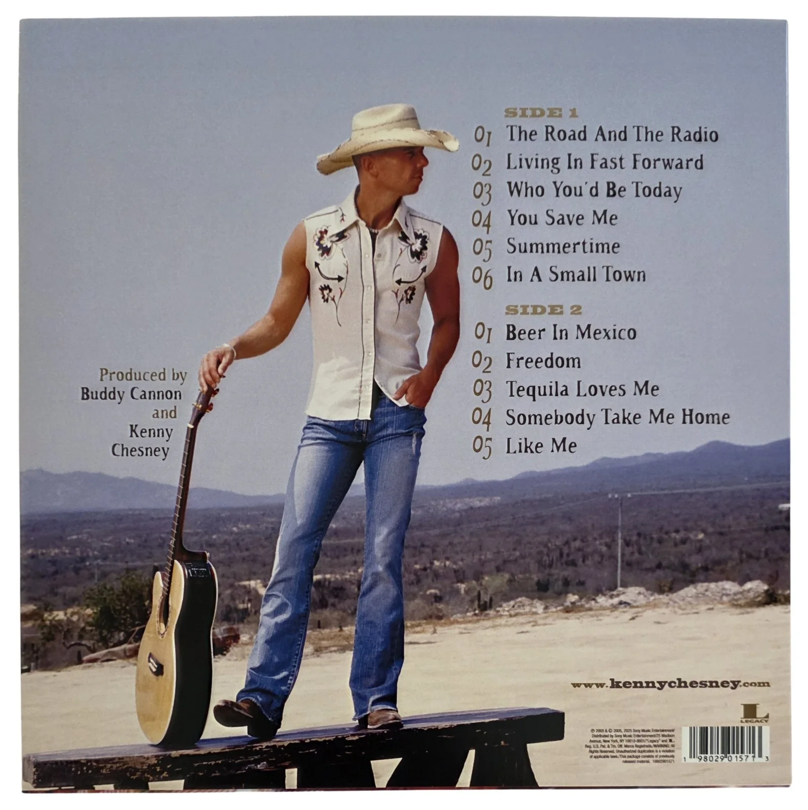 Kenny Chesney Signed The Road And The Radio Album COA Proof Autographed Vinyl, изображение 5