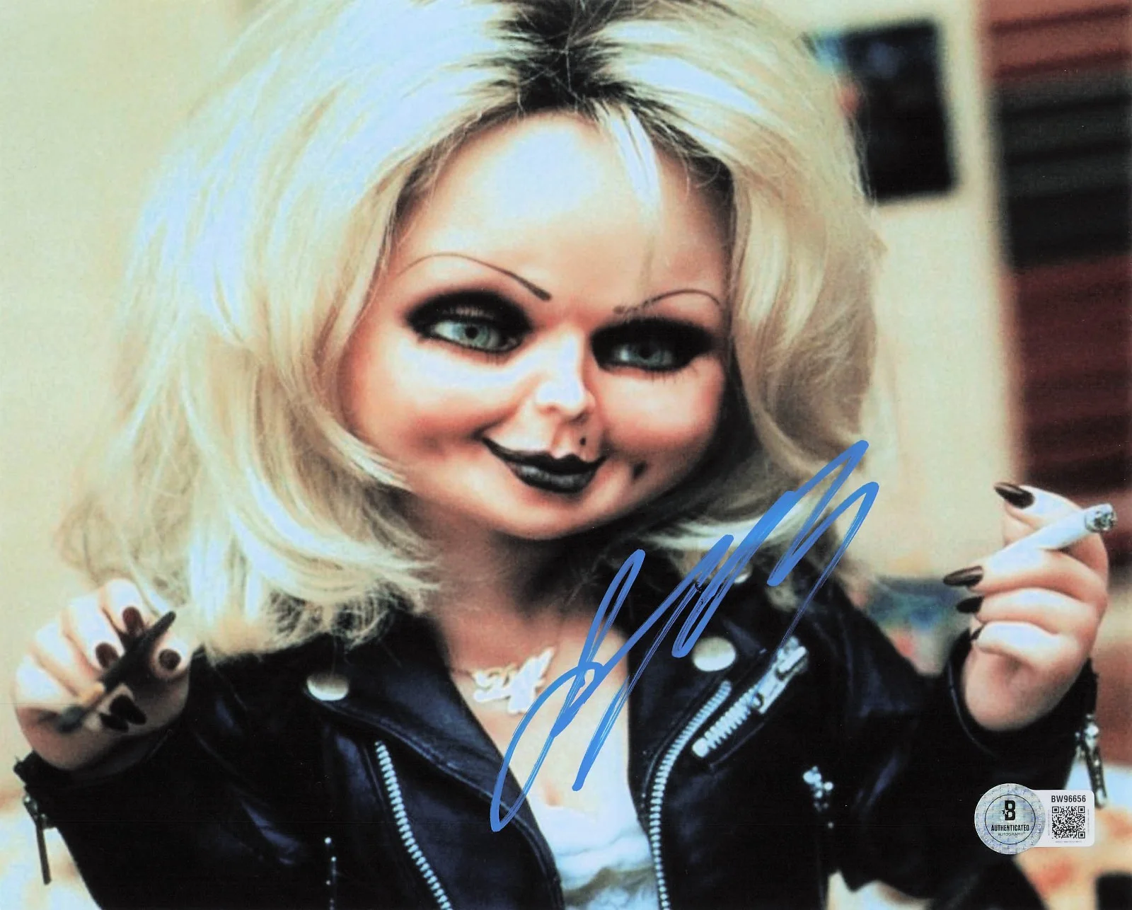 Jennifer Tilly — Jennifer Tilly Signed Autograph Bride Of Chucky 8x10 Photo Beckett BAS Tiffany
