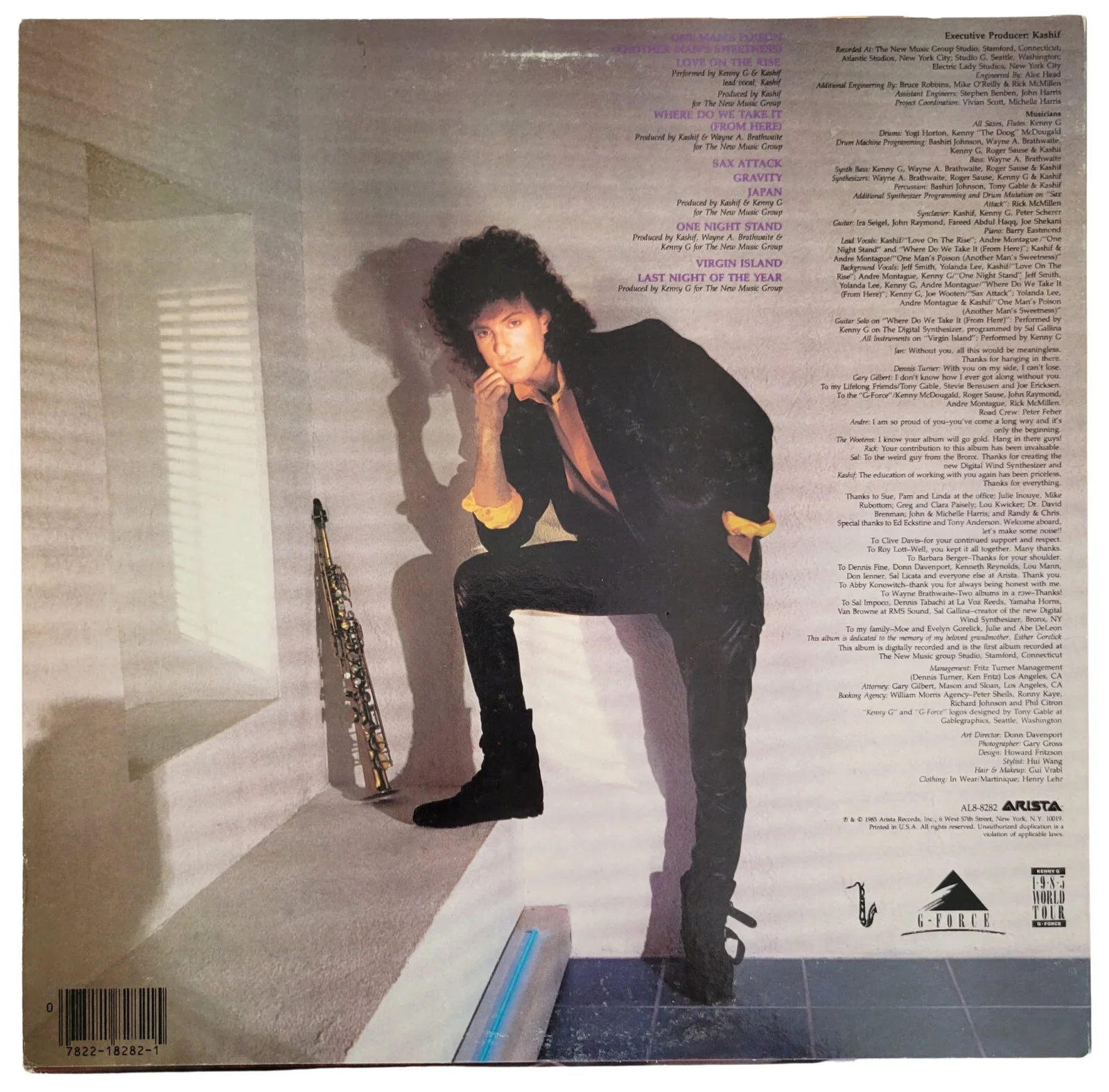Kenny G Saxophonist Signed Gravity Album COA Proof Autographed Vinyl Record, image 4