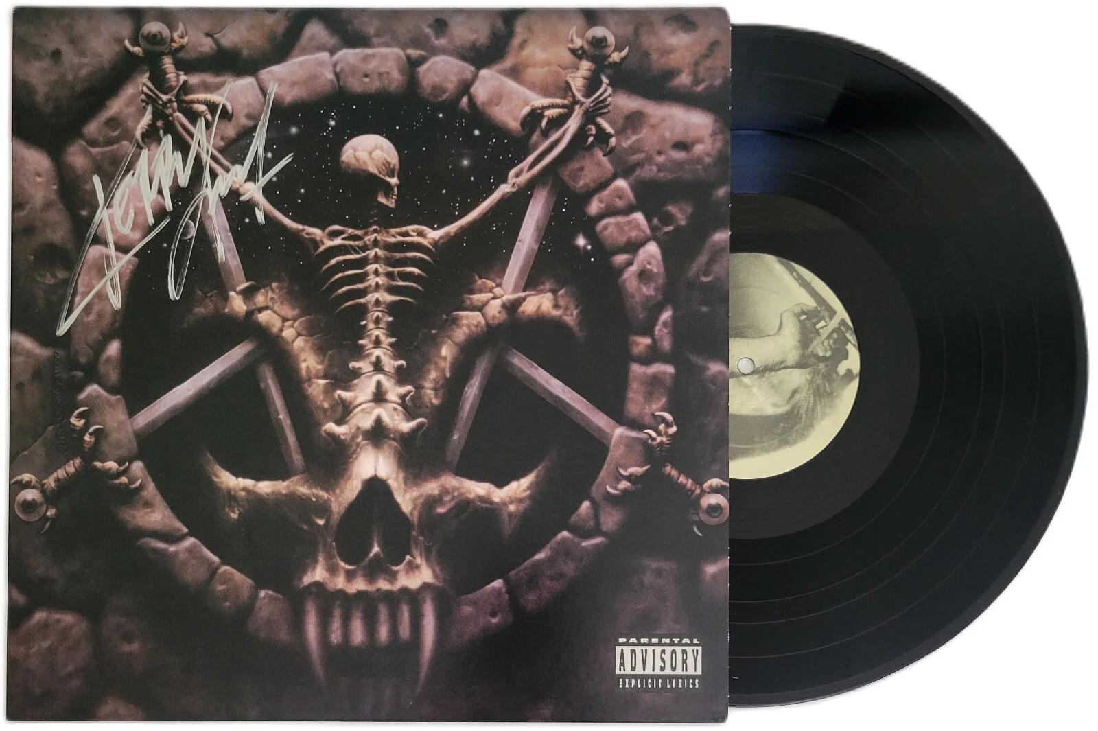 Kerry King Signed Slayer Divine Intervention Album COA Proof Autographed Vinyl, image 2