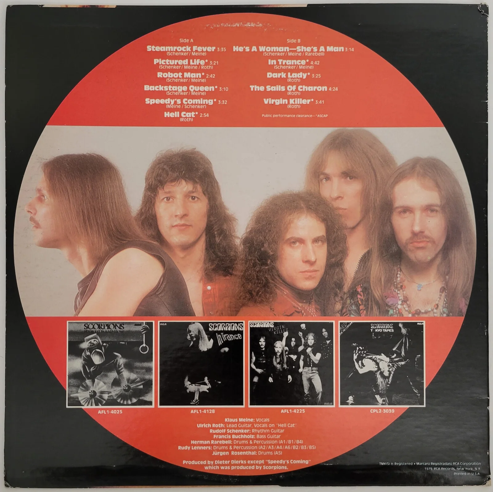 Klaus Meine Rudolf Schenker signed Best of Scorpions album COA exact proof auto, изображение 4