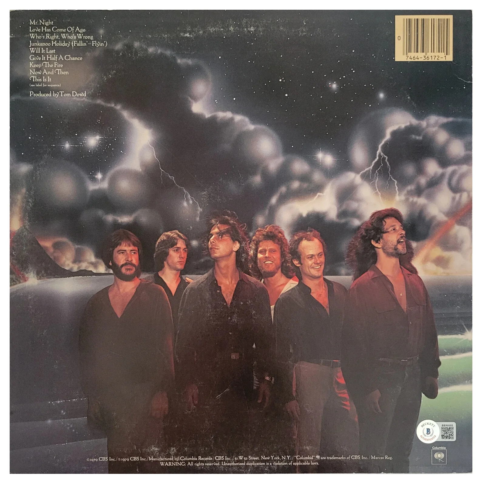 Kenny Loggins Signed Keep the Fire Album Proof Beckett COA Autographed Vinyl, изображение 4