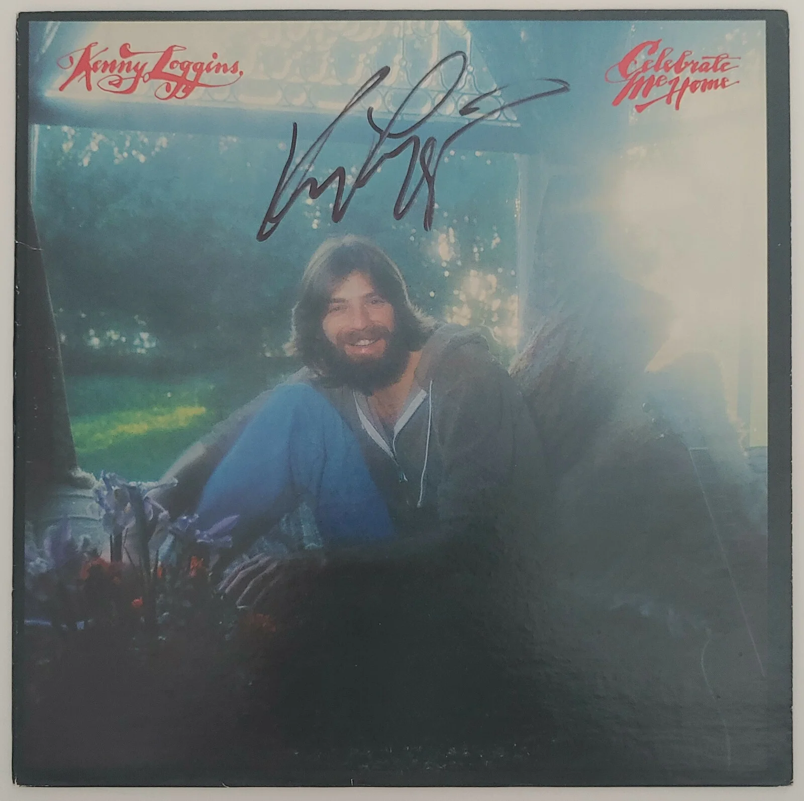 Kenny Loggins signed autographed Celebrate me Home album vinyl proof Beckett COA, изображение 3