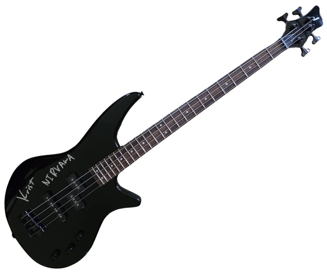 Krist Novoselic Signed Electric Bass Guitar COA Exact Proof Autographed Nirvana, image 2