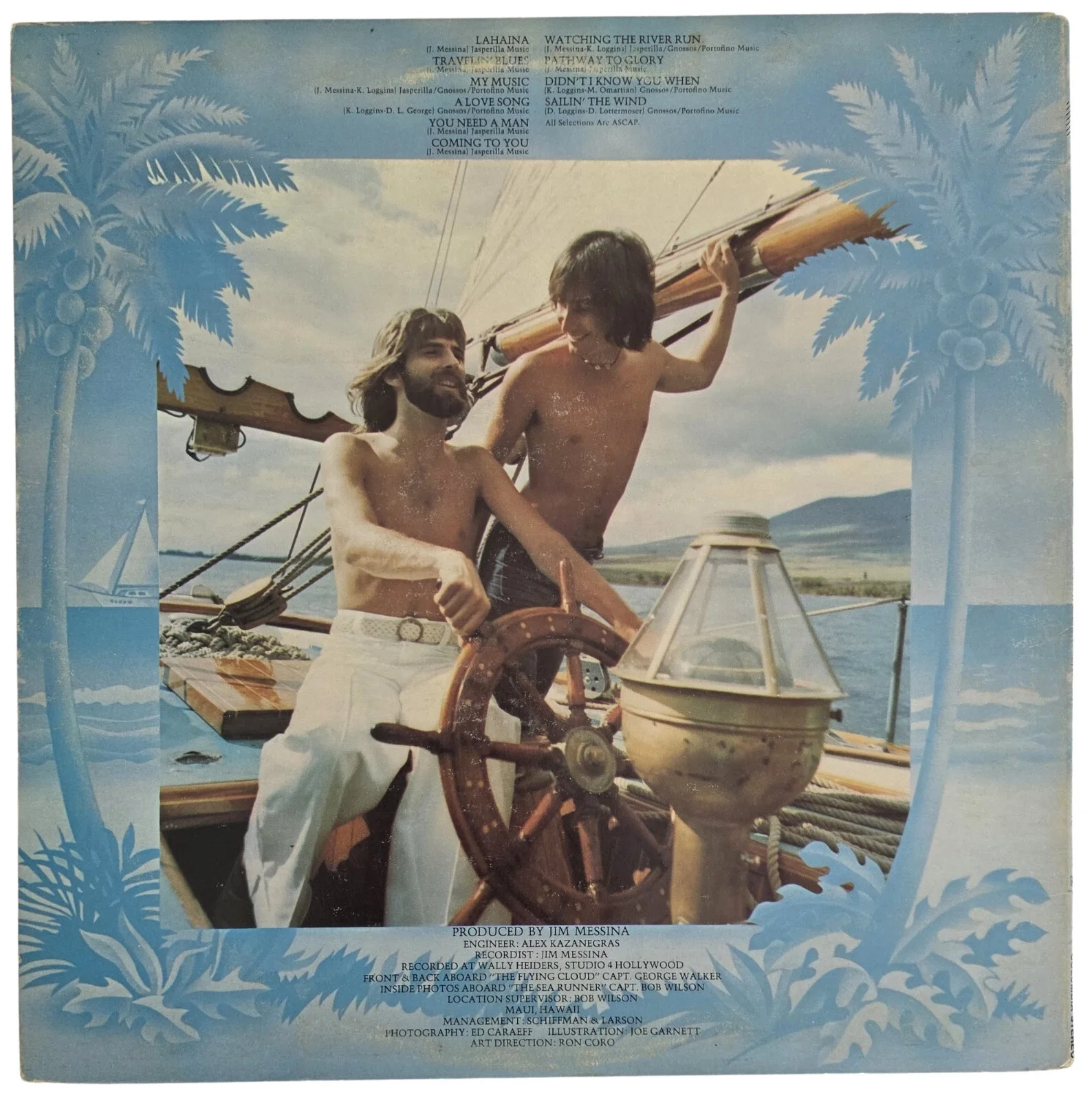 Kenny Loggins & Jim Messina Signed Full Sail Album Proof COA Autographed Vinyl, изображение 4