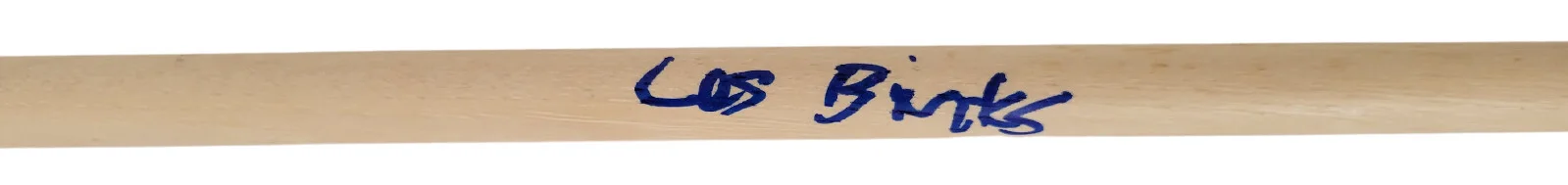 Les Binks Judas Priest drummer signed Drumstick COA exact proof Rare autograph., image 3