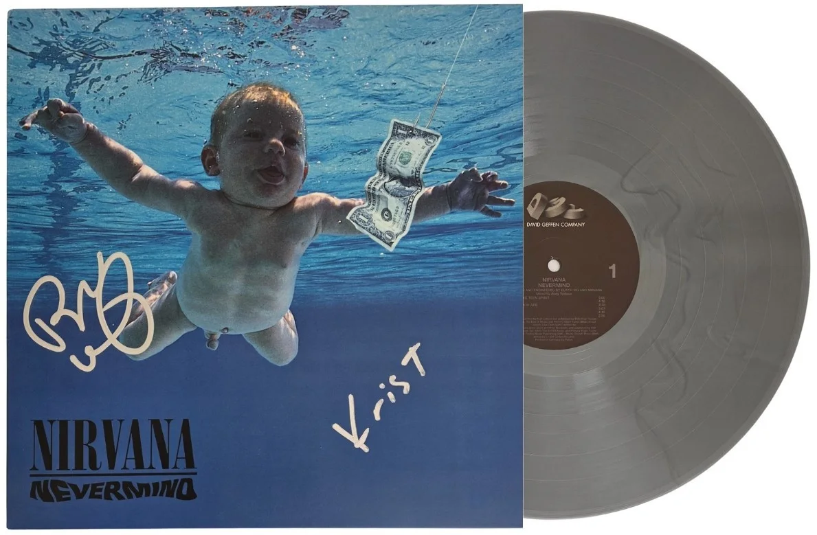 Krist Novoselic Signed Nirvana Nevermind Album COA Proof Autographed Vinyl Vig, изображение 2