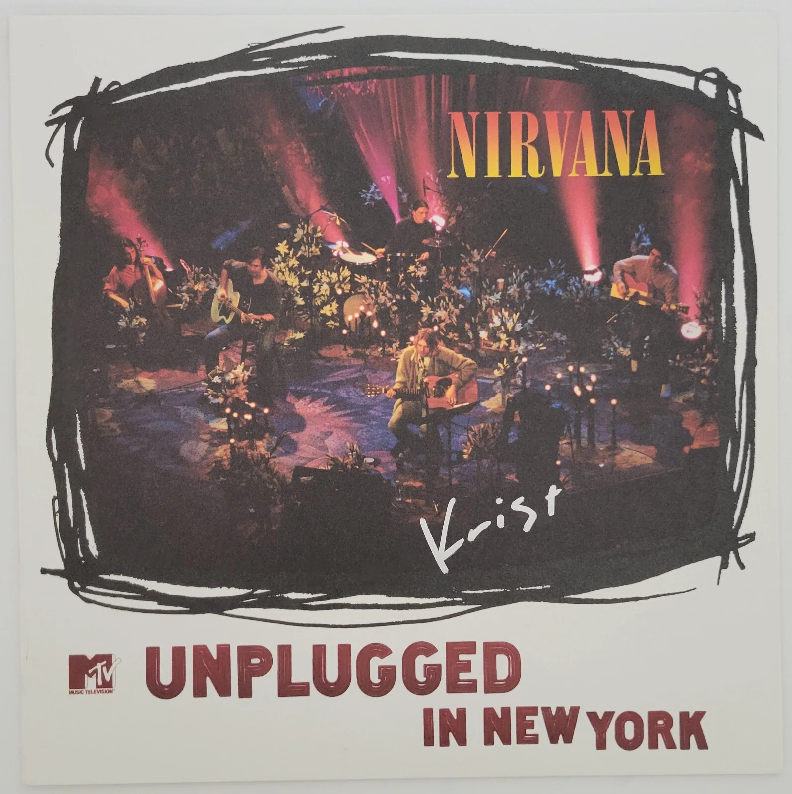 Krist Novoselic signed Nirvana Unplugged album,vinyl COA exact proof autographed, изображение 3