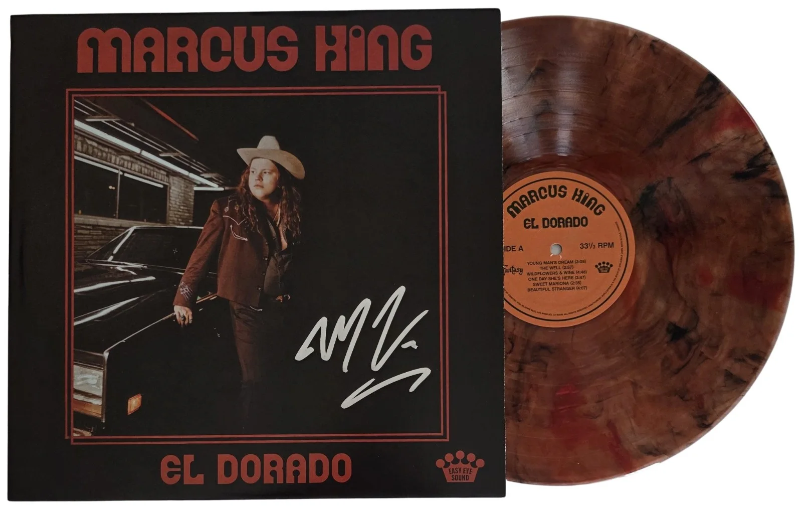 Marcus King Signed El Dorado Album COA Exact Proof Autographed Vinyl Record, image 2