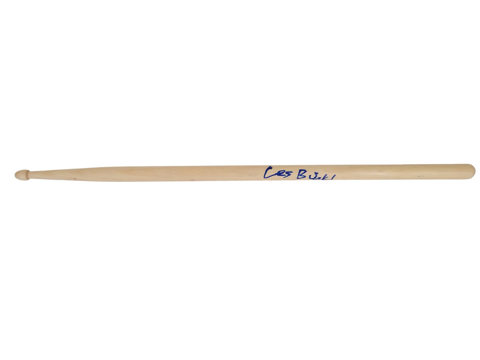 Les Binks Judas Priest drummer signed Drumstick COA exact proof Rare autograph, image 2